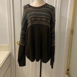 BROWN SWEATER DRESS (originally mens shirt)